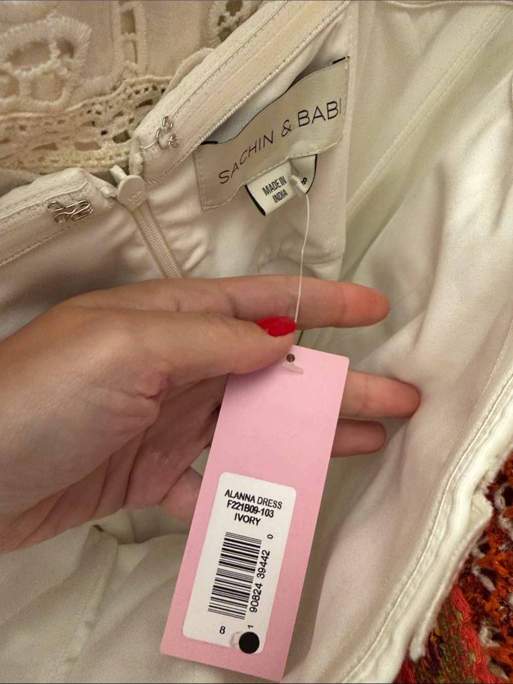 Sachin + Babi Alanna Ivory Strapless Floral-Appliqué Mini Dress - Picture 4 of 6